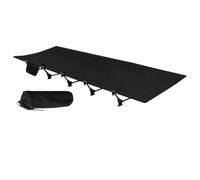 Plegable Cot, Camping Bed, Lightweight Hiking Cot with Transpirable Mesh, Compact Sleeping Solution with 150 KG Load Capacity for Travel, Beach, RV, Guest Use, Oxford/Aluminio