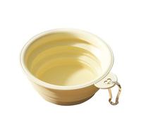 Plegable Dog Bowl - Expandable Water Dish, colapsible Silicone Pet Bowl, Compact Travel Feeder, Durable No Libre, Easy Storage | Ideal para Rides, Vacations, Hiking Trips, Dog Walks, Camp