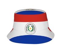 Plegable Gorro De Playa Bandera De Paraguay Sombrero De Pesca Unisex Sombrero De Sol De Playa para Verano Cámping Excursionismo