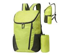 plegable ligera de 20 l para camping, mochila de senderismo, impermeable, para senderismo, urgencia, rancho, campo juvenil, para exteriores, resistente al agua, verde claro, Siehe Beschreibung