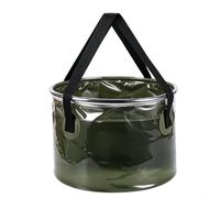 Plegable Outdoor 20L Lateral Transparente Verde Plegable Outdoor | Lateral transparente, visión rápida , 20L para compacto, verde ejército, para fácil transporte(Army Green - 20L)