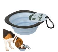Plegable para Perros | para Viajes - con mosquetón como contenedor de Comida para Viajes Senderismo y Paseos