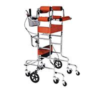 Plegable para personas mayores, soporte para caminar multifuncional para entrenamiento de miembros inferiores, adulto resistente, equipo de rehabilitación para accidentes cerebrovasculares y hemiplejí