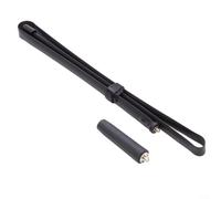 Plegable para WALKIE Talkie Antena 144/430MHz Banda Dual VHF UHF 2.15dBi Ganancia Suave Látigo para SMA-Female Compatible con BAOFENG UV-9R Plus UV-82