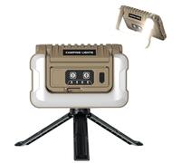 Plegable Portable LED Camping Lïght - 1000 Rechargeable Work Light With Adjustable Stand | 5 Modes & 3 Light Sources | Ultra-Bright Lantern For Power Outages