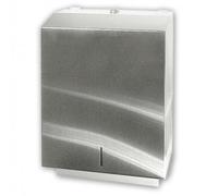 Plegable ratiomed - Dispensador de toallas, acero inoxidable, 37 x 25 x 12 cm