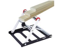 Plegable soporte de corte, portátil Miter Saw Mesa, Metal Cutting Machine Stand, Heavy-Duty and Adjustable Cutting Machine Work Support Table for Professional and Use, Easy to Store and Transport