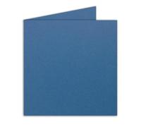Plegable Tarjetas cuadrado - Royal de color azul - PREMIUM CALIDAD - 15 x 15 cm - Muy Estable - para Impresora Adecuado. Marca de calidad - : neuser Color froh, color azul marino 25 Doppelkarten