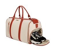 Plegable Travel Duffle Bag, Large Capacity Waterproof Duffel Pack, Versatile Gym, Camping, Beach and Sports Bag, 20,98 x 12,99 x 10,98 pulgadas, Black, White, Pink, blanco, Se référer au descriptif