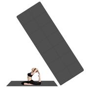 Plegable Workout Mat, antideslizante Fitness Pad, 72.05x24.02x0.16in Double Sided Ejercise, Quiet Cushion Design, Carry Bag Included for Home Training, Yoga, Pilates, Estiramiento