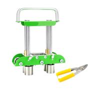 Plegadora de Chapa, Dobladora de bordes con rodillo 0 a 90 grados for placas acero, aluminio y cobre, herramienta for doblar tijeras 8 pulgadas for techos metal