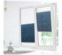 Plegando temporalmente las persianas, Persianas plisadas de nido de abeja, con filtro de luz, aislantes térmicos, sin perforaciones, celulares, varios tamaños, azules(50x100cm/19.7 * 39.4in)