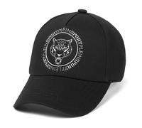 Plein Sport - Baseball Cap Carbon Tiger - Sport - unisex - Negro - ONE SIZE -