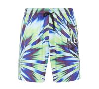 Plein Sport Bermudas 'Tiger' azul / azul claro / verde claro M azul / azul claro / verde claro