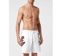 Plein Sport Bermudas 'Tiger' gris / negro / blanco L gris / negro / blanco