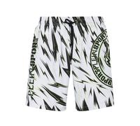 Plein Sport Bermudas 'Tiger ' verde / blanco XL verde / blanco