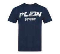 Plein Sport Black 3D Logo Navy Blue T-Shirt
