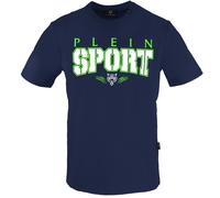 Plein Sport Bold Sport Logo Navy Blue T-Shirt