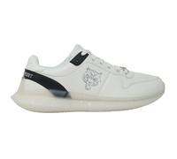 Plein Sport Branded Silver Tiger Logo White Sneakers