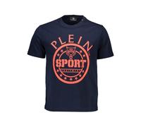 Plein Sport - Camiseta de Algodón de Manga Corta - Sport - Hombre - Azul - S -