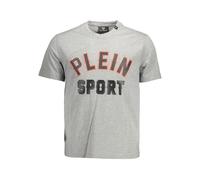 Plein Sport - Camiseta de Algodón de Manga Corta - Sport - Hombre - Gris - L -