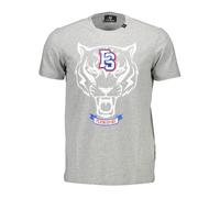 Plein Sport - Camiseta de Manga Corta con Cuello Redondo - Sport - Hombre - Gris - S -