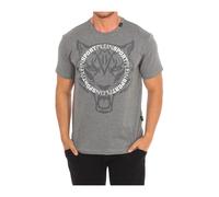 Plein Sport - Camiseta de manga corta con estampado de marca - Sport - Hombre - Gris - M -