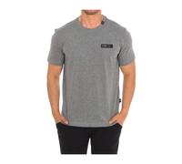 Plein Sport - Camiseta de Manga Corta con Estampado de Marca - Sport - Hombre - Gris - M -