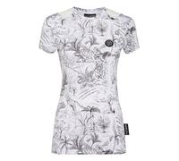 Plein Sport Camiseta funcional gris oscuro / negro / blanco L gris oscuro / negro / blanco