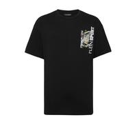 Plein Sport- T-Shirt Round Neck SS Tiger- Sport- Hombre- Negro- S- T-Shirt Round Neck SS Tiger