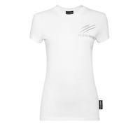 Plein Sport Camiseta plata / blanco S plata / blanco