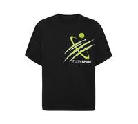 Plein Sport- T-Shirt Round Neck SS Scratch- Sport- Hombre- Negro- M- T-Shirt Round Neck SS Scratch