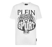 Plein Sport Camiseta 'Tiger' negro / negro moteado / blanco L negro / negro moteado / blanco