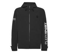 Plein Sport Chaqueta de entretiempo 'Scratch' negro / blanco S negro / blanco