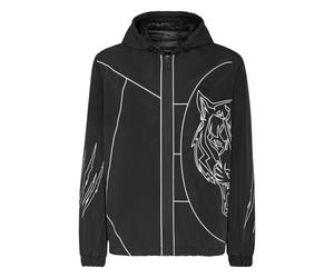 Plein Sport - Cortavientos de Nailon Tiger Court Edition - Sport - Hombre - Negro - 3XL -