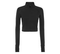 Plein Sport - Cropped Jogging Full Zip - Sport - Mujer - Negro - XL -