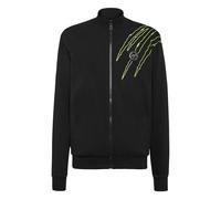 Plein Sport - Jogging Jacket Scratch - Sweatshirts & Hoodies - Hombre - Negro - L -