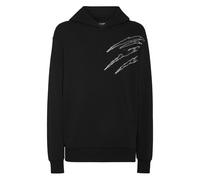 Plein Sport - Lamina Scratch Hoodie - Sport - Hombre - Negro - M -