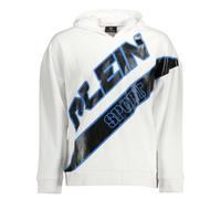 Plein Sport Large Logo White Hoodie