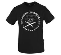 Plein Sport Large Performance Logo Black T-Shirt