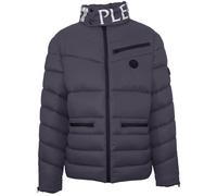 Plein Sport Padded Bold Logo Grey Jacket