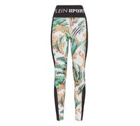 Plein Sport Pantalón deportivo amarillo / negro / blanco L amarillo / negro / blanco