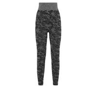 Plein Sport - Leggings Deportivas Sin Costuras Camuflaje - Sport - Mujer - Negro - XL -