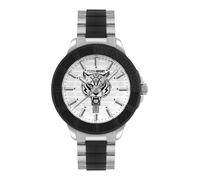 Plein Sport PSAEA0624 City Rush PSAEA0624 - Reloj analógico de cuarzo para hombre, Bicolor/Negro/Acero - Psaea0624