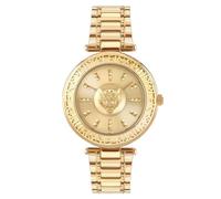 Plein Sport PSCEA0424 - Reloj analógico de cuarzo para mujer, acero inoxidable, Oro/Oro/Acero-Pscea0424