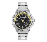 Plein Sport PSGDA0524 Rampage PSGDA0524 - Reloj analógico de cuarzo para hombre, acero, Plata/Negro/Amarillo/Acero - Psgda0524
