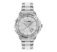 Plein Sport Rampage - Reloj analógico de cuarzo para hombre, Plata/plata/acero - Psgda0624, Pulsera