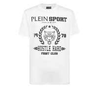 Plein Sport - Round Neck T-Shirt - Sport - Hombre - Blanco - 5XL -