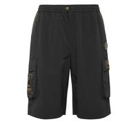 Plein Sport - Short Cargo Laminated - Sport - Hombre - Negro - M -