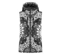 Plein Sport - Short Vest Optical Flower - Sport - Mujer - Negro - S -